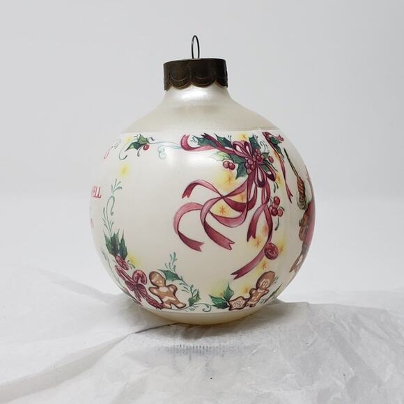 1995 Hallmark Santa’s Visitors Glass Bulb Keepsake Christmas Holiday Ornament.2 - Picture 4 of 9